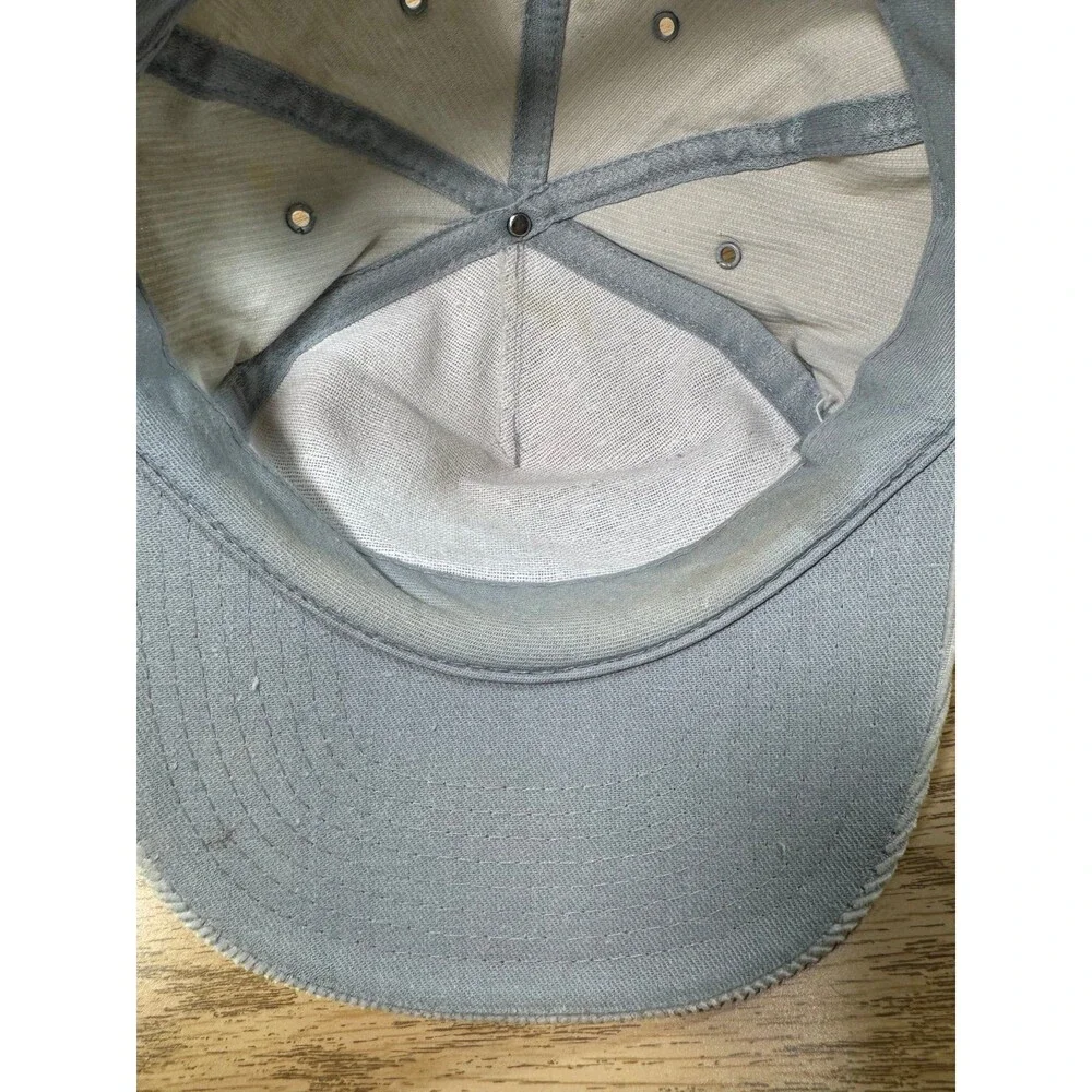 Vintage Lube Master Corduroy Hat Cap Snapback Embroidered‎ Trucker Rope